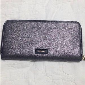 Fossil gunmetal wallet